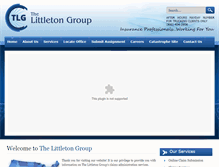 Tablet Screenshot of littletongroup.com